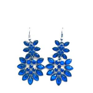 New Hannah Cobalt Blue Dangle Earrings